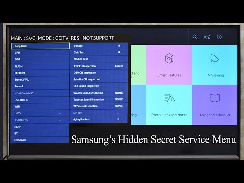 How To Get Access To Service Menu Samsung Smart TV. How To Perform Factory Reset. Hidden Menu