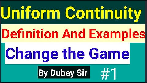 @DkMathTutorial #uniformcontinuity#uniformcontinuousfunction#ExamplesOnUniformContinuity#dubeysir