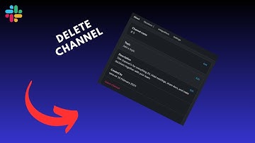 how to delete a slack channel