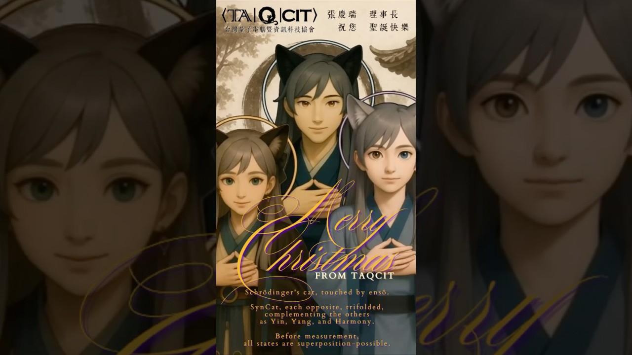張慶瑞理事長祝您聖誕快樂 Merry Christmas from TAQCIT 縮圖