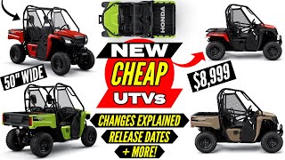 New 2023 Honda Pioneer 520 / 500 UTV Models, Release Review + Changes Explained | 50&quot; Side by Side