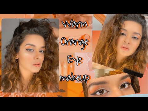 WARM ORANGE EYE MAKEUP| AVNEET KAUR| 2020|