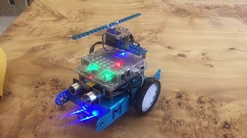 mBot default program with added servo features