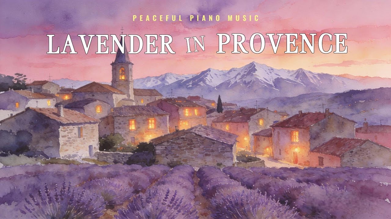 𝐋𝐚𝐯𝐚𝐧𝐝𝐞𝐫 𝐢𝐧 𝐏𝐫𝐨𝐯𝐞𝐧𝐜𝐞🪻🪻Relaxing Piano and Light Music For Study, Work or Sleep 