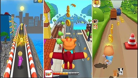 Subway Princess Run vs Tricky Cat Run vs Pet Run Amazing Run |Kids GamePlay Walkthrough |Vid#101