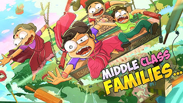 Indian Middle Class families | Fights & Drama | HardToonz