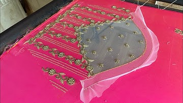 How to Attach Net In Blouse Design | Easy Tips And Trick | SAK CREATIONS