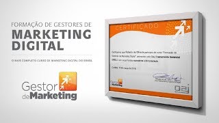 EAD - Formação de Gestores de Marketing Digtial | Por Dentro do Curso!!!