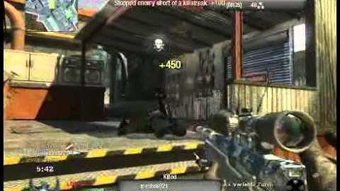 Black Ops L96A1 No Scopes and kills - jetblackstare