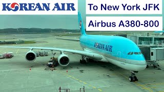 Korean Air | KE81 | Seoul to New York (JFK) | Economy Class | Airbus A380-800