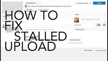 How to Fix the YouTube Video Upload Stuck at 95% or 0% Processing / Upload YouTube Upload Error Fix