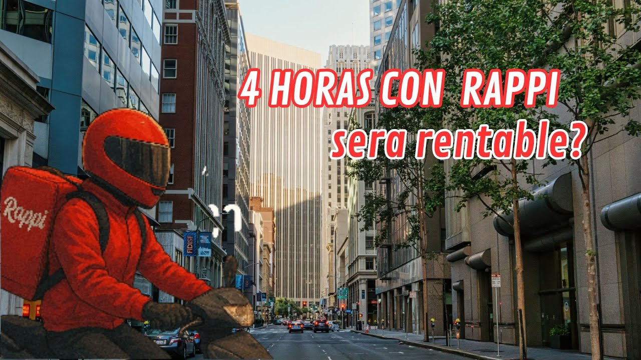 “¡4 Horas Trabajando con Rappi! 💸
