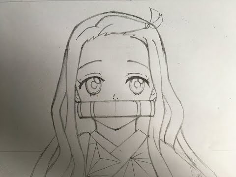 How to draw Nezuko from kimetsu no yaiba [easiest way for beginners!]