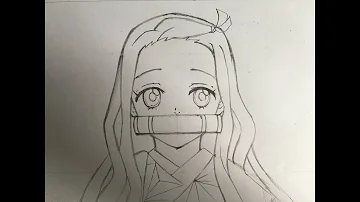 How to draw Nezuko from kimetsu no yaiba [easiest way for beginners!]