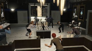 GTA V - The Jewel Store Job (Loud Approach, 100% Gold Medal)