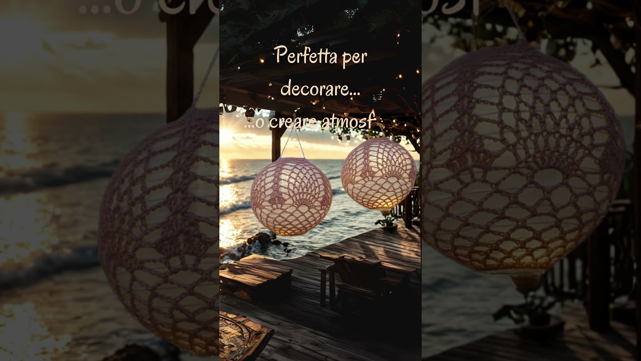 Coprilanterna giapponese all’uncinetto – Idea estiva fai da te 🌸