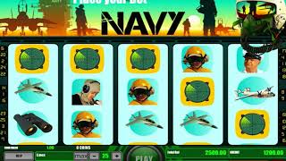 Max Bet Win On The Navy Slot Machine - 2 Bonus Modes
