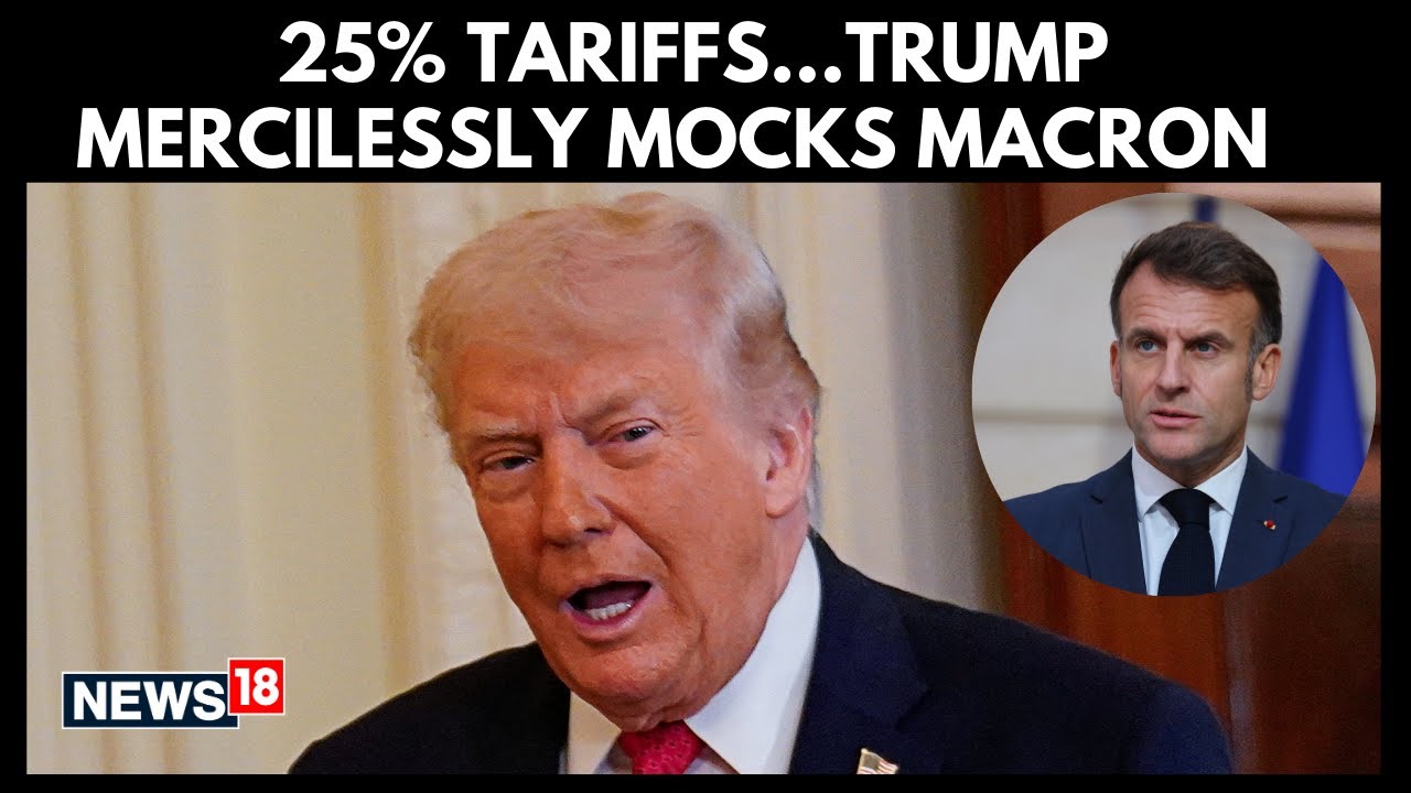 Trump Mocks Macron Over Drug Prices, Threatens 25% Tariff While Unveiling Healthcare Plan | N18V