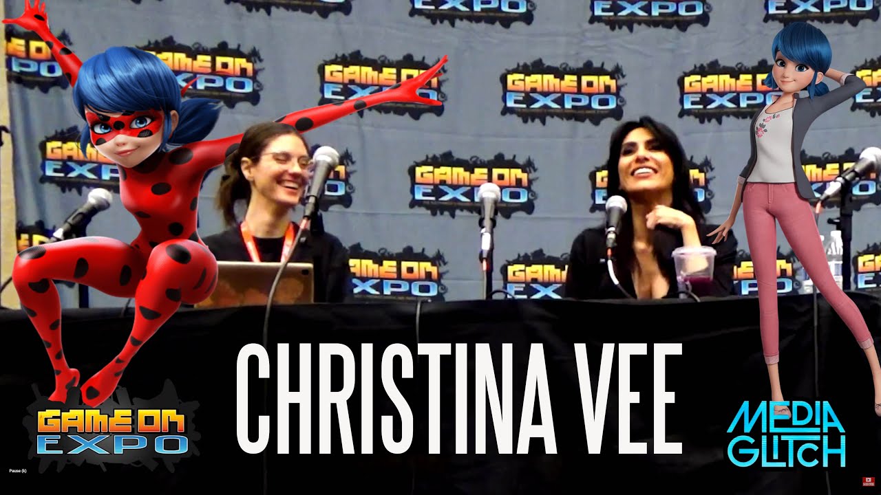 Cristina Vee - Marinette Dupain-cheng ladybug panel game on expo 2023