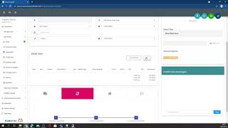 Credit note with template selection
