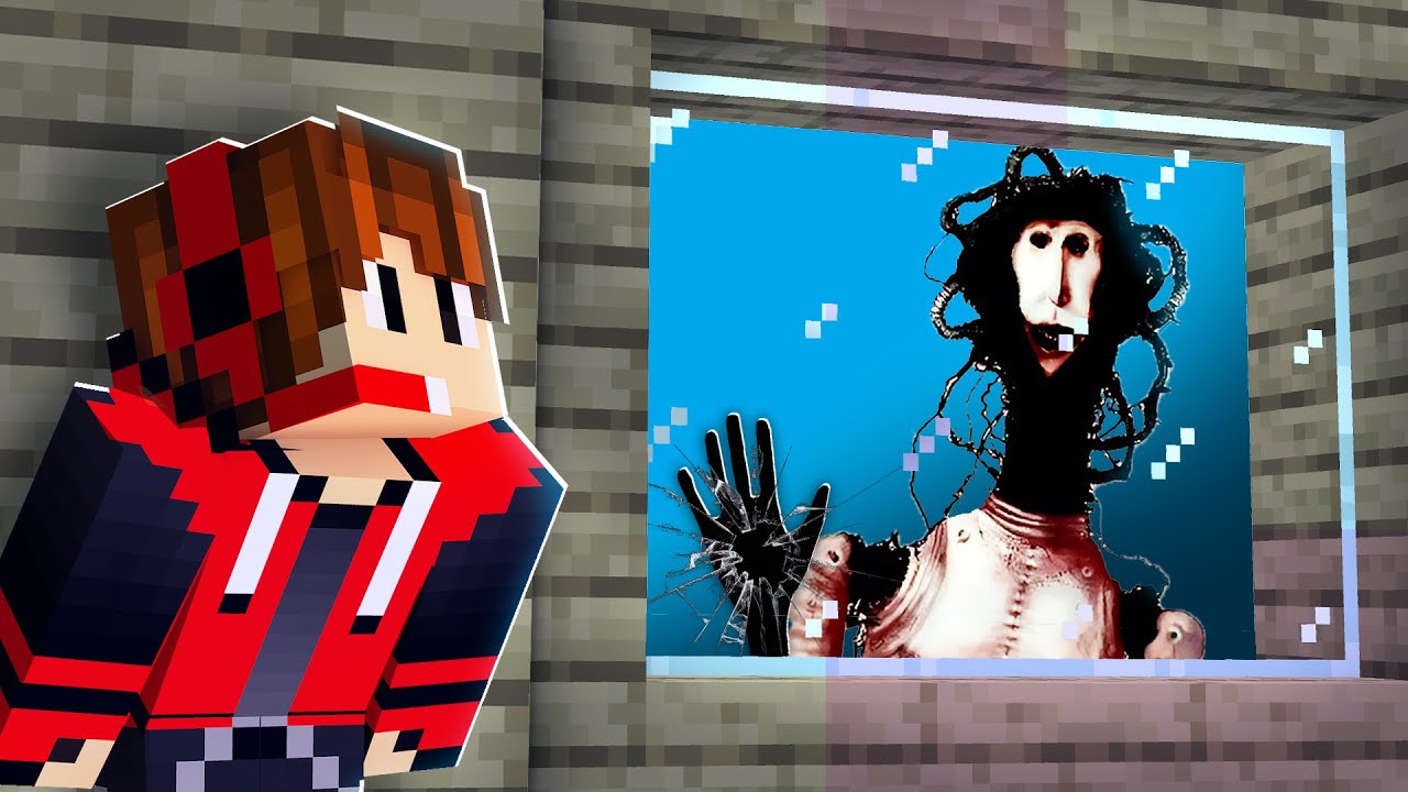 Surviving On A DESERTED ISLAND with Horror Mods in Minecraft