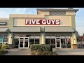 Eating at Five Guys in Mount Dora | Top Fast Food Burgers | Burger, Hot Dog, Grilled Cheese, Fries