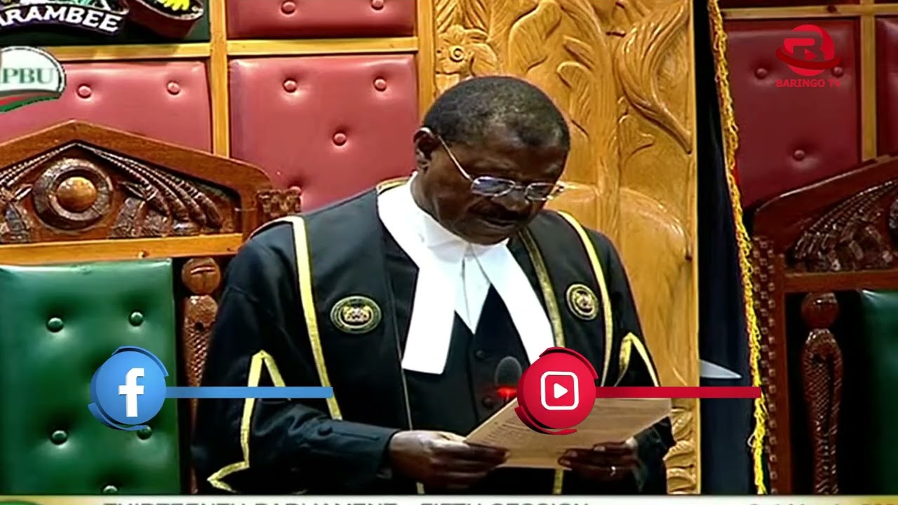 National Assembly speaker Moses Wetangula leads MPs in mourning late EmuruaDikir MP Johana Ng'eno