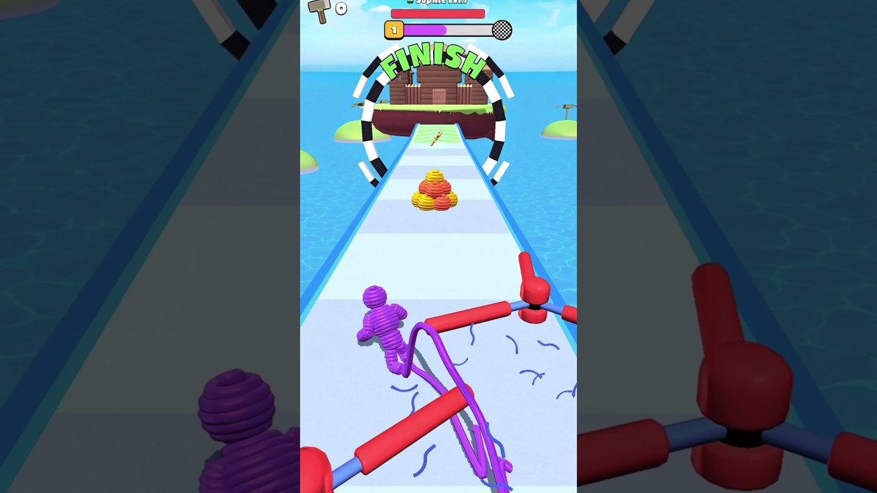 Rope Man Funny Running #shorts #ropemanrun #tripsgamer