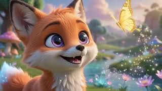 The Magic Forest Adventure! π¦β¨ Cute Little Fox and the Golden Butterfly #MagicForest #CuteFox #Fair