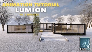 ANIMATION WALKTHROUGH using LUMION - IN JUST 3 MINUTES!