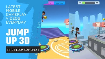 Jump Up 3D Basketball Game 🏀🧺🏀🥇 All Levels Gameplay iOS