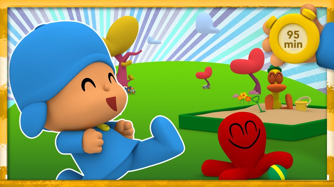 🎢 POCOYO & NINA - Let's Go To The Playground [95 min] ANIMATED CARTOON