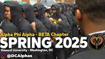 Alpha Phi Alpha BETA Chapter SPRING 2025 PROBATE - Howard University