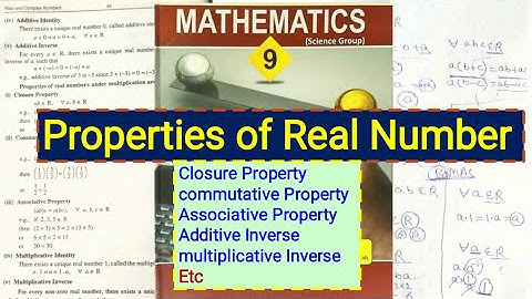 Properties of Real Number // Class 9th // Mathematics // Exercise  2.2 Demo//