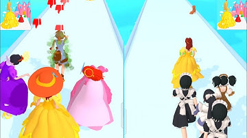 Princess run 3d gameplay all levels । Android iOS Games