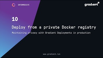 Deploy from a private Docker registry