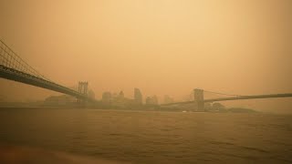 Canadian wildfires prompt air quality alerts, apocalyptic haze over Northeast