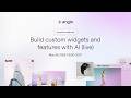 Build custom widgets and features with AI (live)