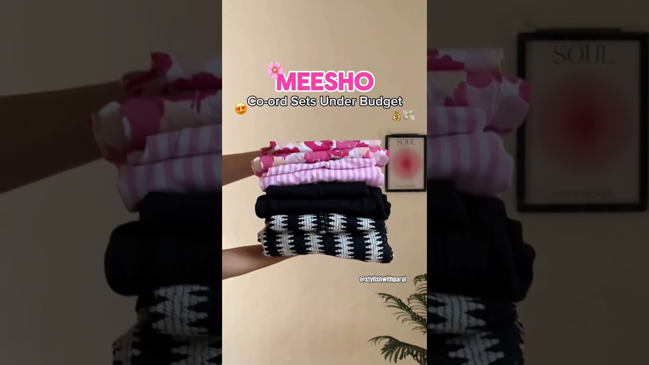 Meesho Co-ord Stes Under Budget 🫧🦚🌸 