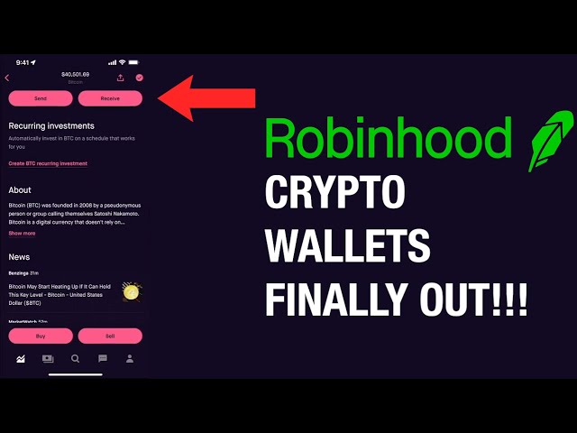Robinhood Crypto Wallets Finally OUT!!!