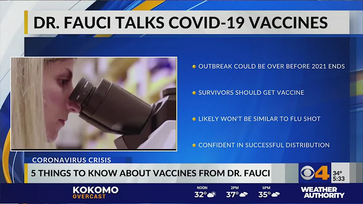 Dr. Fauci discusses COVID-19 vaccine