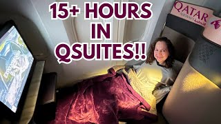 World's BEST Business Class? Flight Review of Qatar Qsuites (777-300ER | Doha to Chicago)
