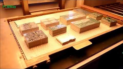 Vacuumize and seal the PCB boards, PCBWay factory visit, Shenzhen, China