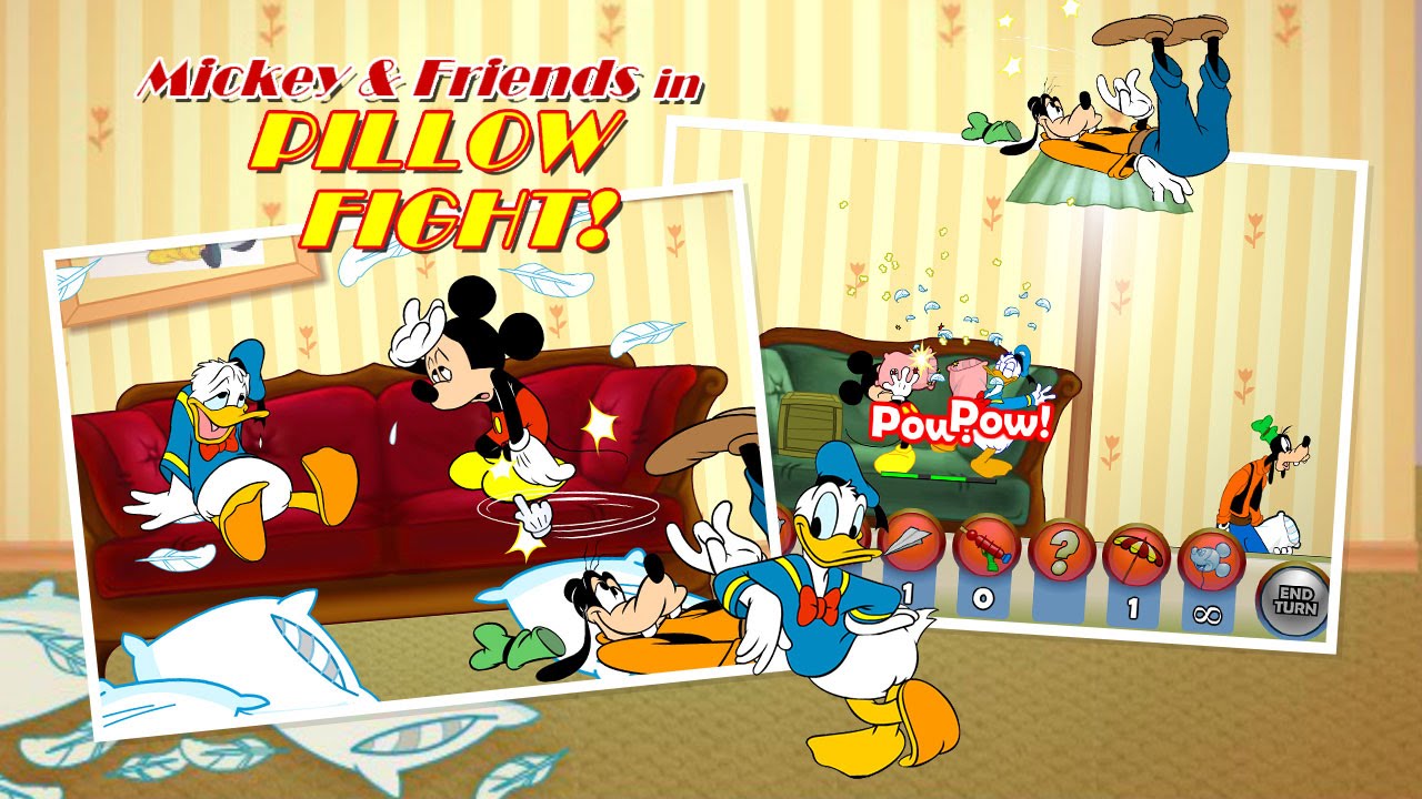 TYYNYSOTAA Mickey & friends in Pillow Fight YouTube