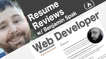 Resume Review: Front-end Web Developer (Waqar)