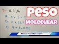 MASA y PESO Molecular (muchos ejemplos)