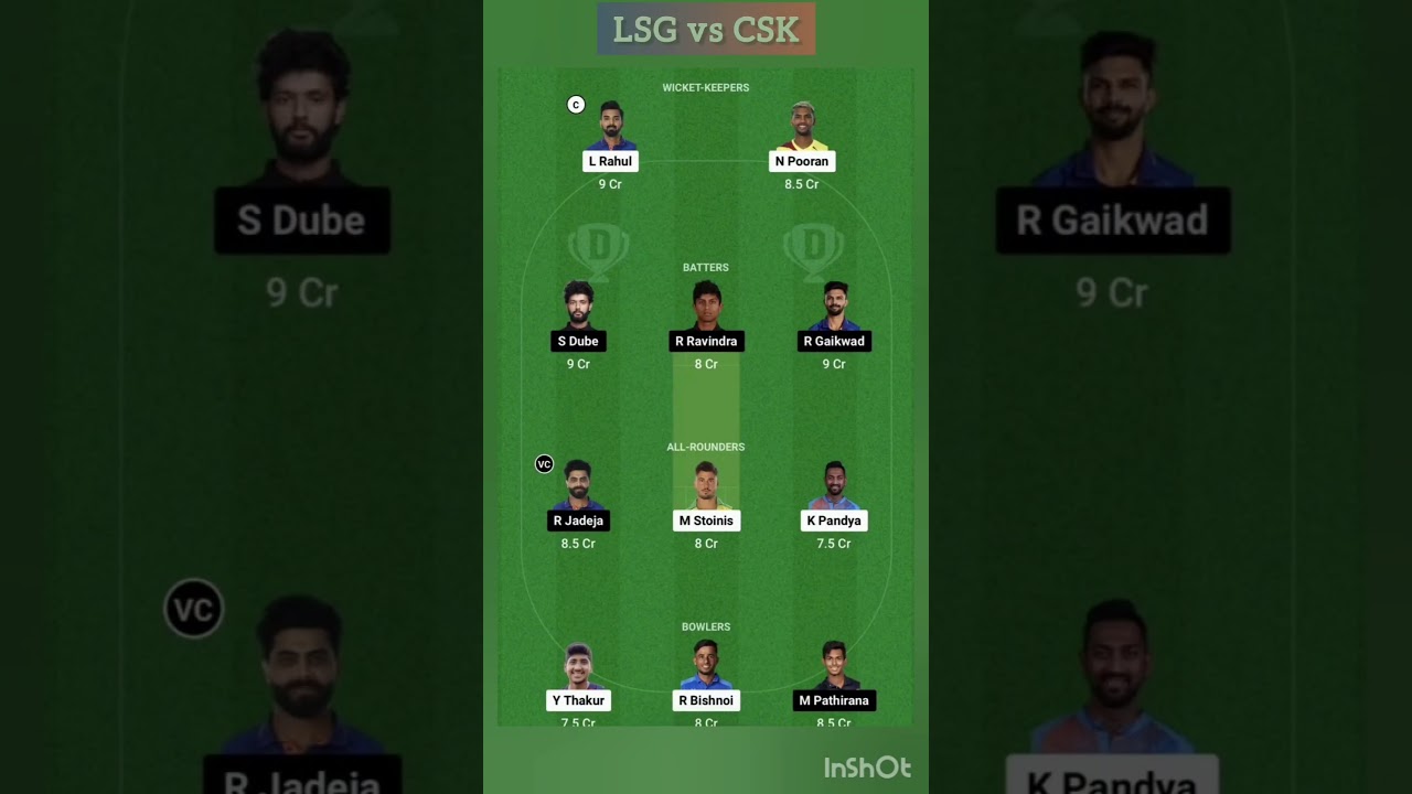 LSG vs CSK Dream 11 Prediction 2024 / LKN vs CSK 