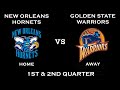NBA 2K10 Gameplay New Orleans Hornets Vs Golden State Warriors 1st 2nd Quarter 