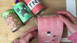 Quick Minecraft DIY free printable