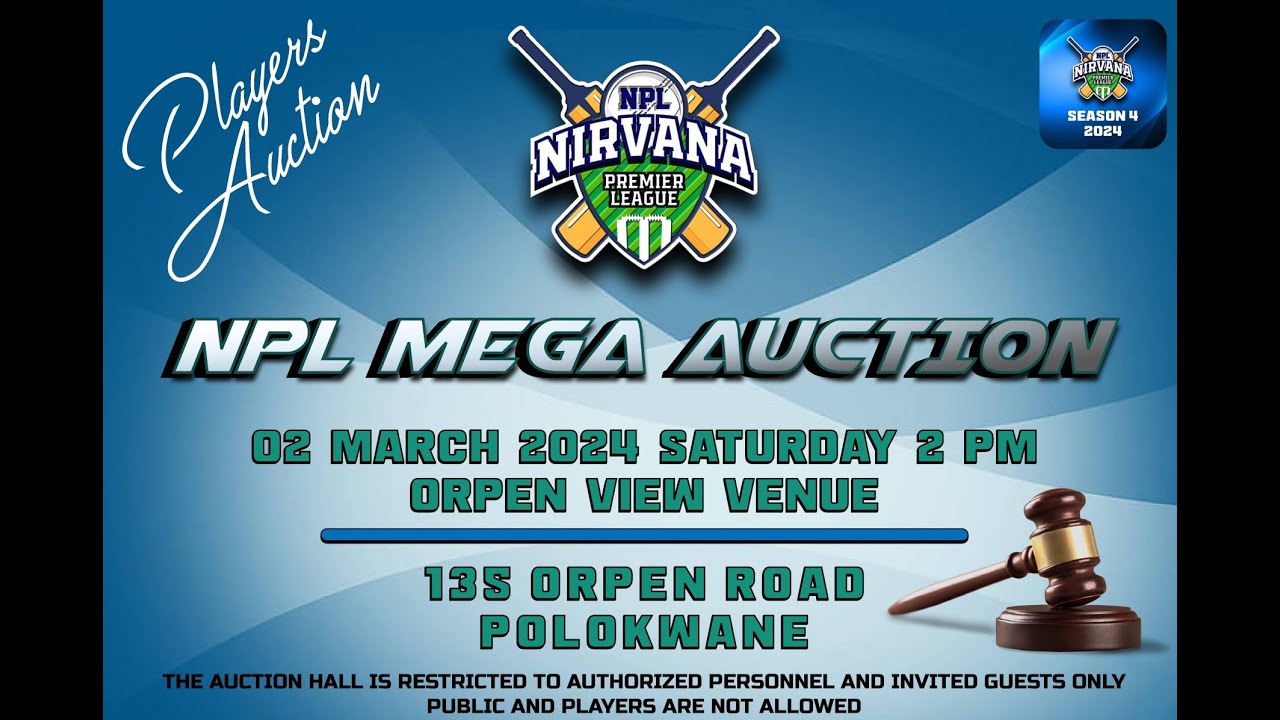 NPL AUCTION 2025 YouTube
